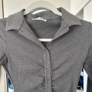 Reformation grey dress